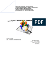 Ensayo Sobre Paradigmas Cualitativos Vs Paradigmas Cuantitativos