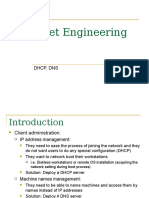 Internet Engineering: DHCP, Dns