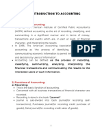 Chapter 1: Introduction To Accounting