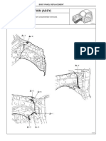 Front Fender Apron (Assy) : With The Radiator Side Support and Front Crossmember Removed