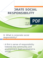 Corporate Social Responsibility: Case Studies On