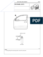 Front Door Outer Panel (Cut) : Ex. Double Cab: Body Panel Replacement BP-27