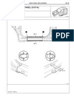 Rocker Outer Panel (Cut-H) : Double Cab: Body Panel Replacement BP-35