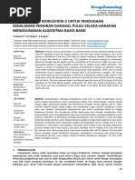 Evaluasi Citra Worldview-2 Untuk Pendugaan Kedalaman Perairan Dangkal Pulau Kelapa-Harapan Menggunakan Algoritma Rasio Band