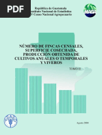 IV Censo Nacional Agropecuario Tomo II