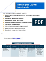 Ch12 Planning For Capital Investments