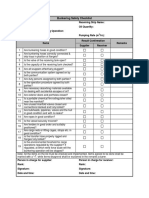 Bunkering Safety Checklist PDF