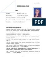 Curriculum Vitae Mirta Cwirko