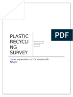 Plastic Recycling Survey