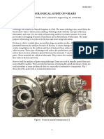 Trobological Audit On Gears