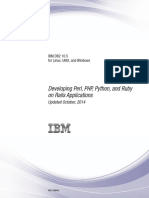 IBM DB2 10.5 For Linux, UNIX, and Windows - Developing Perl, PHP, Python, and Ruby On Rails Applications