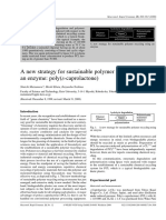 A New Strategy For Sustainable Polymer Recycling Using An Enzyme: Poly (