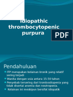 Idiopathic Thrombocytopenic Purpura