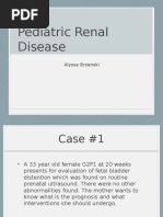 Pediatric Renal Disease: Alyssa Brzenski