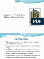 Analysis of Flywheel Based Battery Charging System