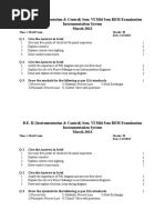 B.E. II (Instrumentation & Control) Sem. VI Mid Sem REM Examination Instrumentation System March-2013