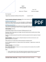 CEP Lesson Plan Form: CCSS - ELA-Literacy - RL.9-10.3