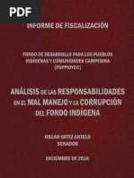 Investigación y Fiscalización Técnica Al Fondo Indígena