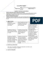 Lesson Plan - Reversible and Irreversible