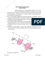 ME 343: Mechanical Design-3 Sheet 1: Shafts