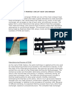 Compact Printed Circuit Heat Exchanger