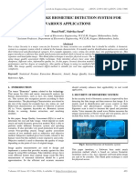 A Review On Fake Biometric Detection System For Various Applications