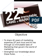 22 Immutable Laws of Marketing