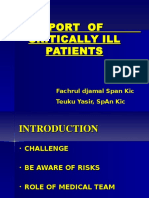 Transport of Critically Ill Patient