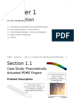 Pneumatically Actuated PDMS Fingers