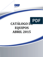 Catálogo de Equipos