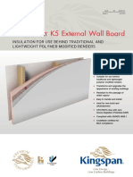 Kooltherm K5 External Wall Board