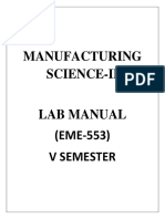 MS-II Lab Manual