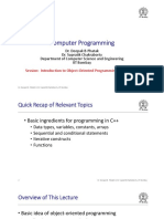 CS101x S434 Introduction To Object Oriented Programming Structures IIT Bombay PDF