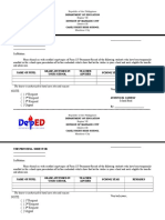 Request Form 137 Short