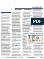 Pharmacy Daily For Thu 22 Dec 2016 - Pharmacy GST Scam Alert, Pharmacist Struck Off, Victorian Pharmacy Ownership Review, Travel Specials and More