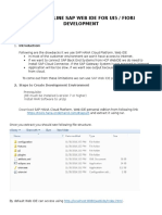 How Install Offline / Local SAP Web IDE