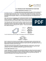 Basic Numerical Skills: Triangles and Trigonometric Functions