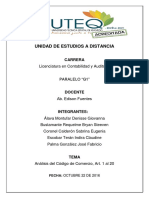 Análisis Del Código de Comercio Art. 1 Al 20