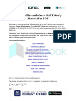 Partial Differentiation - GATE Study Material in PDF