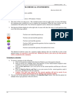 Ch:Chemical Engineering: General Instructions