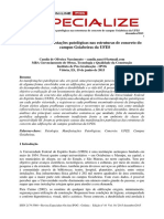 Análise Das Manifestações Patológicas Nas Estruturas de Concreto Do Campus Goiabeiras Da UFES (2015) - Artigo PDF