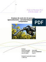 Analyse Cycle de Vie Agrocarburant