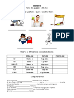 Presente Indicativo Regolare - Terza Coniugazione - ISC