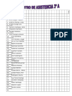 Registro de Asistencia