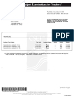 Cset Score Report 1