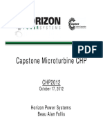 Capstone Microturbine CHP