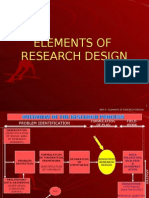 Lesson No 5 - Elements of Research Design