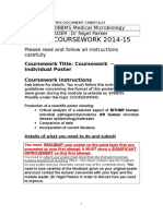 308BMS Medical Microbiology Coursework Resit Poster June 2015