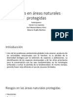 Riesgos en Areas Naturales Protegidas