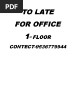 To Late For Office 1: Floor CONTECT-9536779944